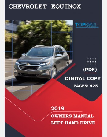chevrolet equinox 2019 owners manual
